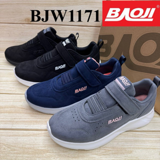 Baoji BJW 1171 รองเท้าผ้าใบ ติดเทป บาโอจิ 37-41 สวยติดแกรม