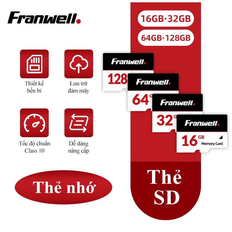 เมมโมรี่การ์ด การ์ด Micro SD การ์ดหน่วยความจำ 32GB/64GB/128GB Memory Card การ์ด SDของแท้