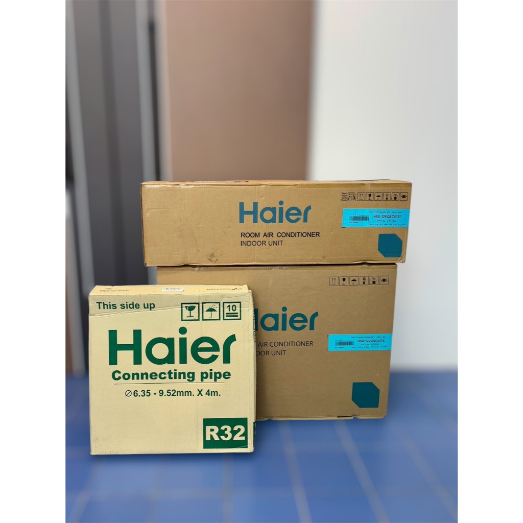มือหนึ่ง❗ แอร์ HAIER 12300 BTU รุ่น HSU-12VQAC03T(C)