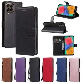 เคสฝาพับ ล็อค แถมสาย สำหรับ Samsung A12 M12 A02 M02 A02S A03S A03 A04 Note8 Note9 Note10 Plus Note10pro Note20 Ultra