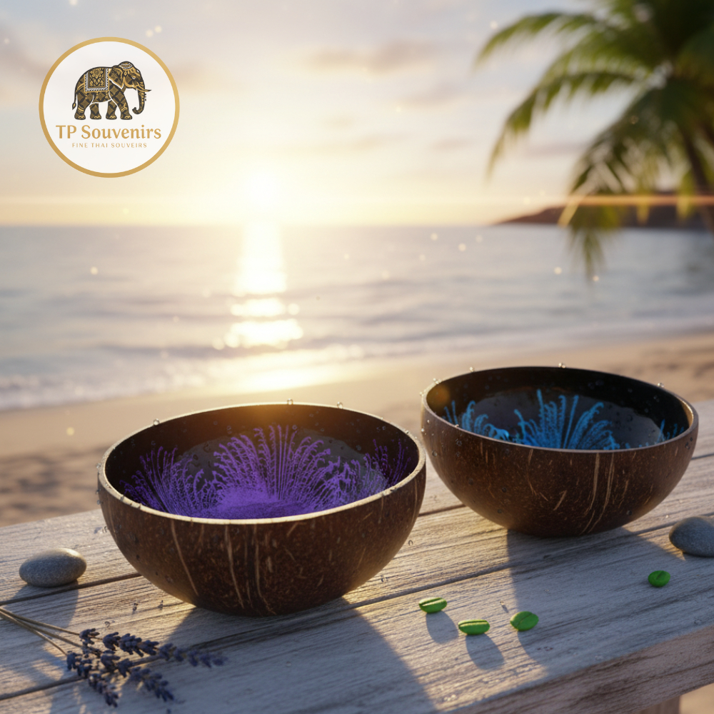 กะลา Coconut Bowl หอยมุกขาว ราคา ถูกที่สุด ดีลบีเคเค แกลเลอรีภาพที่ 6
