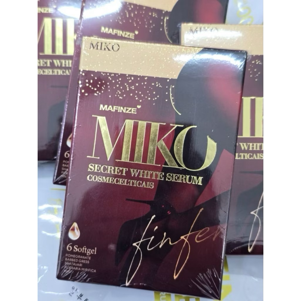 พร้อมส่ง MIKO Mafinze finfer แพ็คเกจ จใหม่ เพื่อจุดซ่อนเร้น (Mafinze finfer มาฟินเซ่ ฟินเฟอร์) (บรรจุ 6 ซอฟเจล)