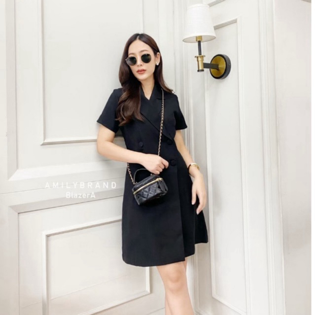 (SML) Amilybrand เดรสมีแขน BlazerA