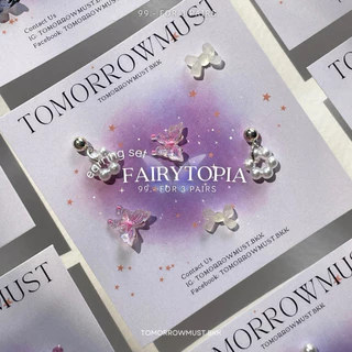 🎀🦢🧚‍♀️ Fairytopia earring set 🧚‍♀️🦢🎀