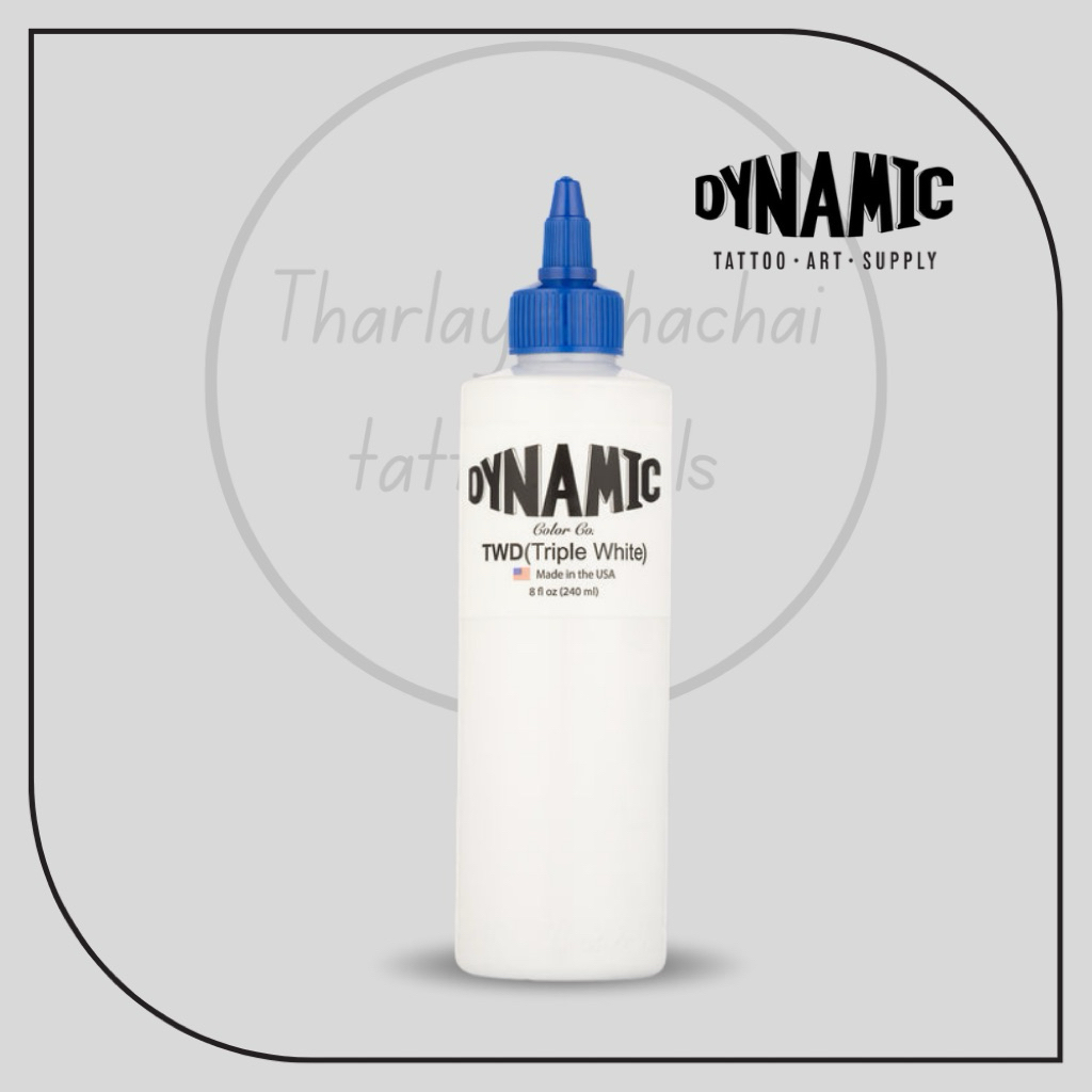 Dynamic Triple White tattoo ink 8 oz. USA 🇺🇸
