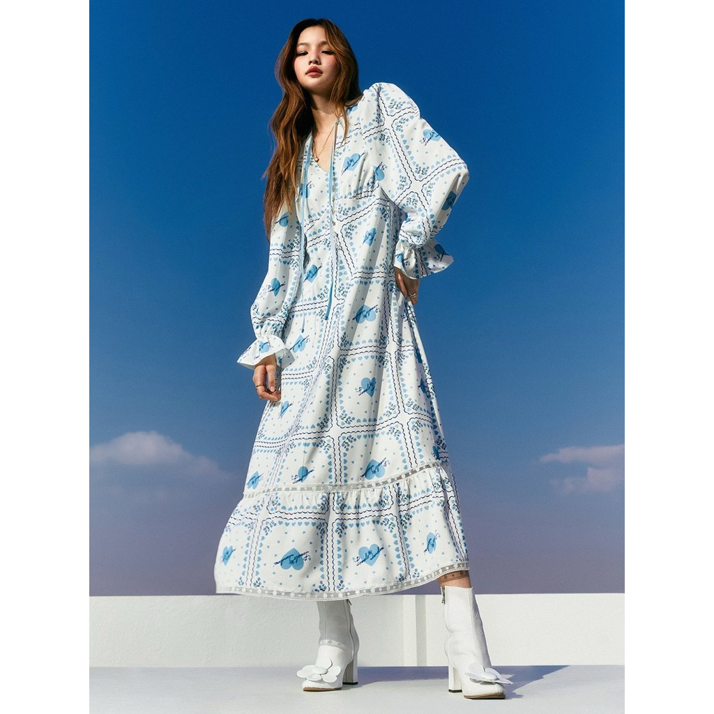 *ส่งต่อ* เดรส Pomelo x Landmee 🩵แท้💯