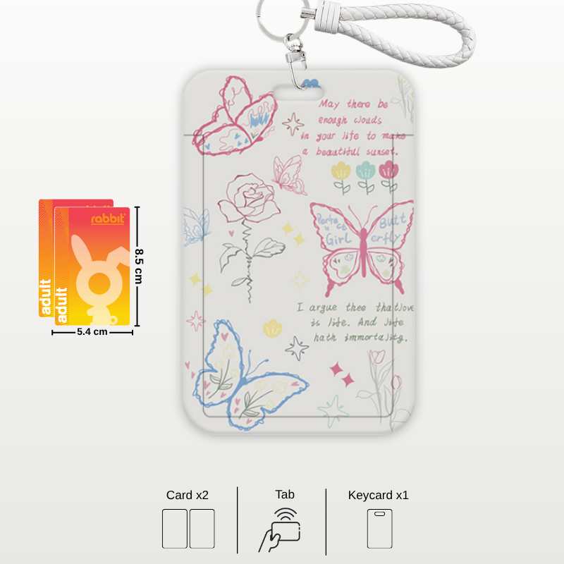 ที่ใส่บัตรพนักงาน cardholder คีย์การ์ดแตะได้ บัตรbts