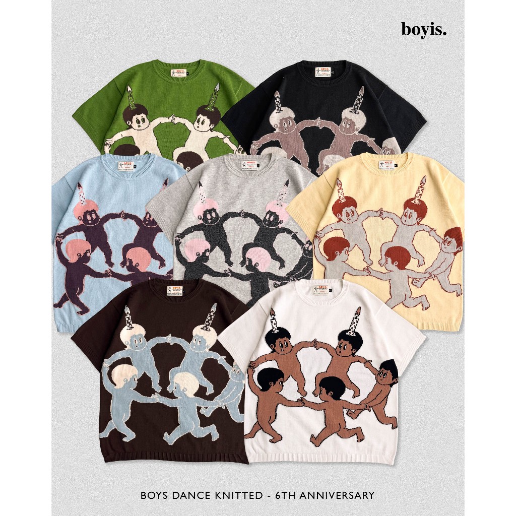 Boyis - เสื้อยืด Boys Dance Knitted (6 Anniversary)