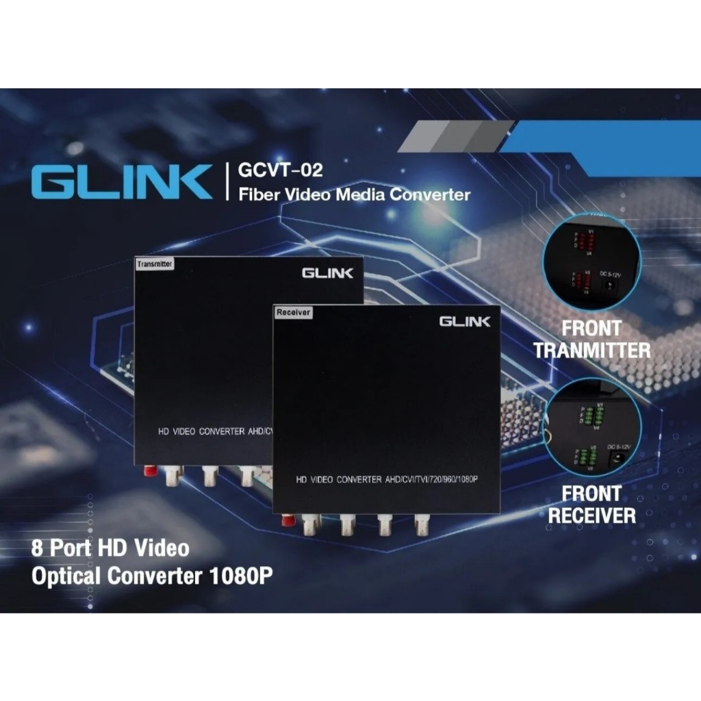 GLINK FIBER VIDEO MEDIA CONVERTER รูปที่ 5