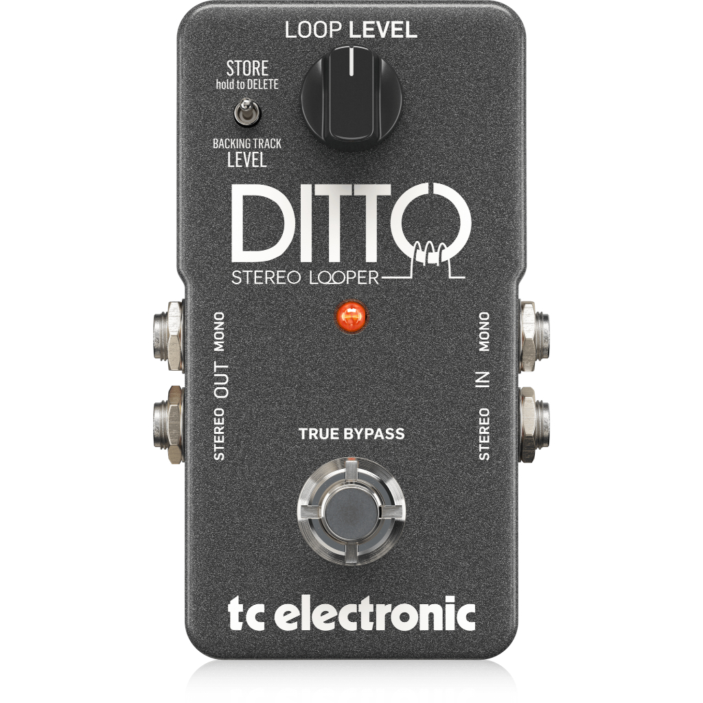 เอฟเฟคกีตาร์ TC ELETRONIC #DITTO STEREO LOOPER Highly Intuitive Looper Pedal with Stereo I/O and Loop Import/Export