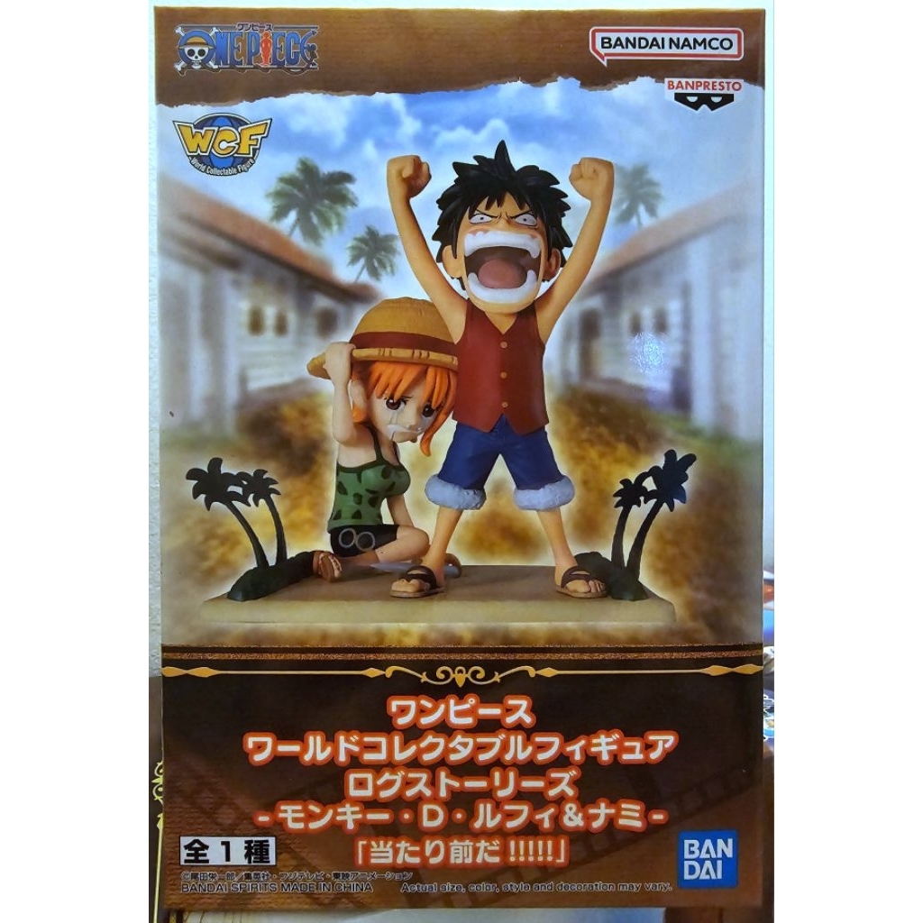 [พร้อมส่ง/มือ1] Banpresto WCF One Piece Log Stories - Monkey D. Luffy & Nami 4983164891119