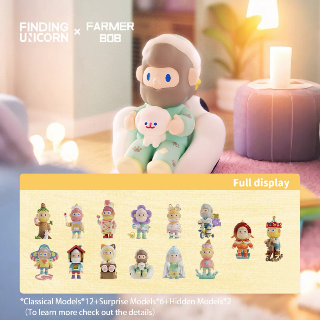 พร้อมส่ง🇹🇭 แบบจุ่ม FINDING UNICORN FARMER BOB Flash Back