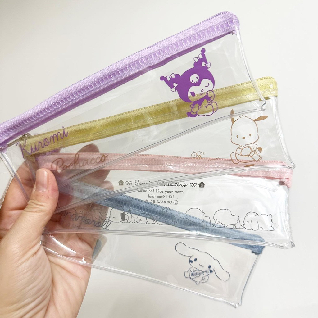 NEW!!! กระเป๋าดินสอ พลาสติกใส น่ารักๆ ลาย SANRIO