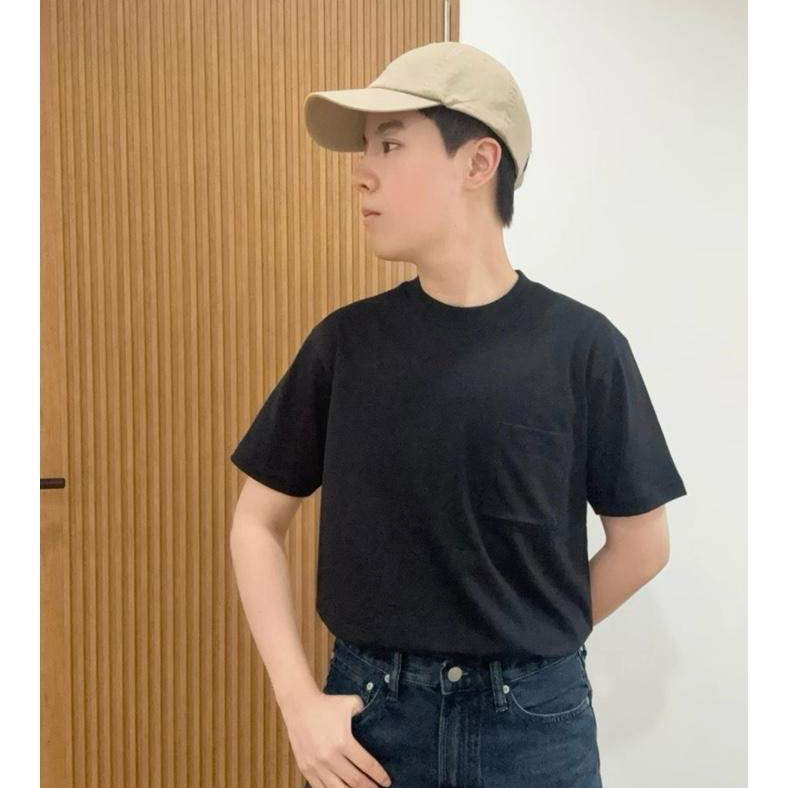 105 [Pocket T-Shirt] เสื้อยืดคอกลม กระเป๋าหน้า