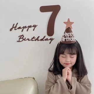 [ส่งด่วน] ป้ายตัวเลข ตัวเลขผ้า ป้ายอายุ ขนาด 24 cm