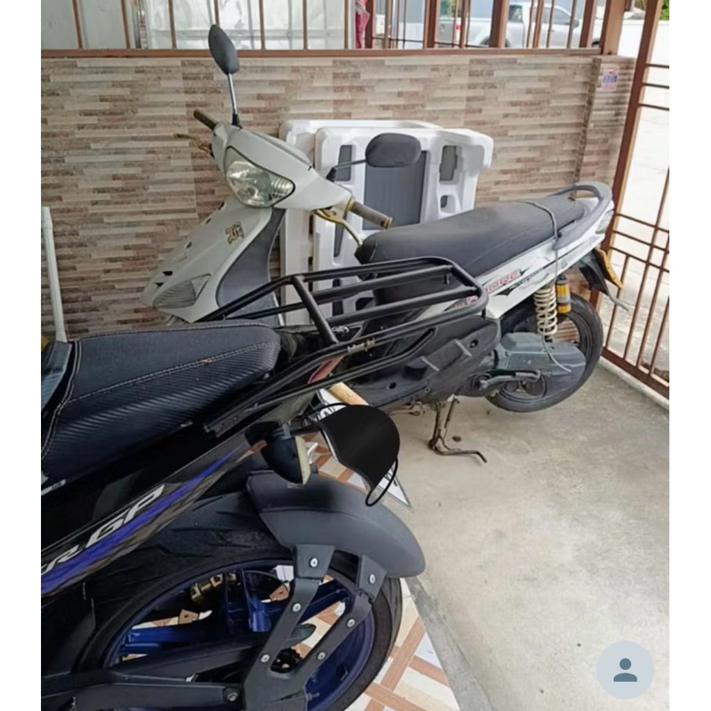 แร็คท้ายexciter150กว้าง26ยาว24cmทรงเรียบ