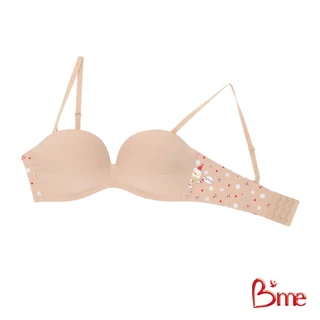 B'me เสื้อชั้นในไร้โครงถอดสาย level 3 ฟองหนา รุ่น ME1C11 สีน้ำตาล สีนู้ด(ลายSnowduck) ME6A4B