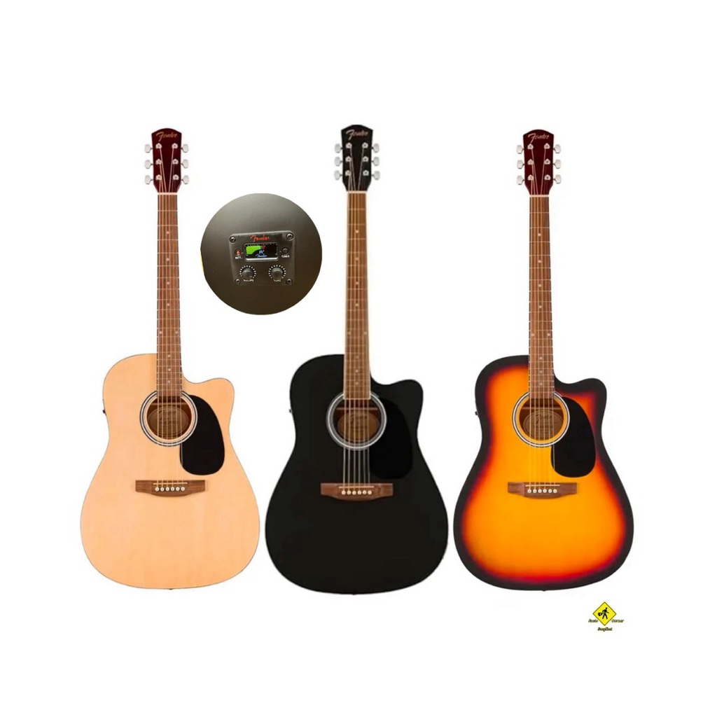 Fender FA-25CE Dreadnought กีตาร์โปร่งไฟฟ้า