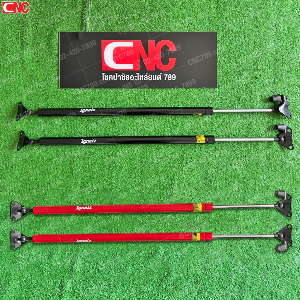 (รับประกัน1ปี)IGNEIZ โช๊คฝาท้าย TOYOTA COMMUTER HIACE,VENTURY ปี 2005-2019-1คู่ สีดำ สีแดง ความสูงเดิม / เปิดสูง 90 องศา - รูปที่ 3