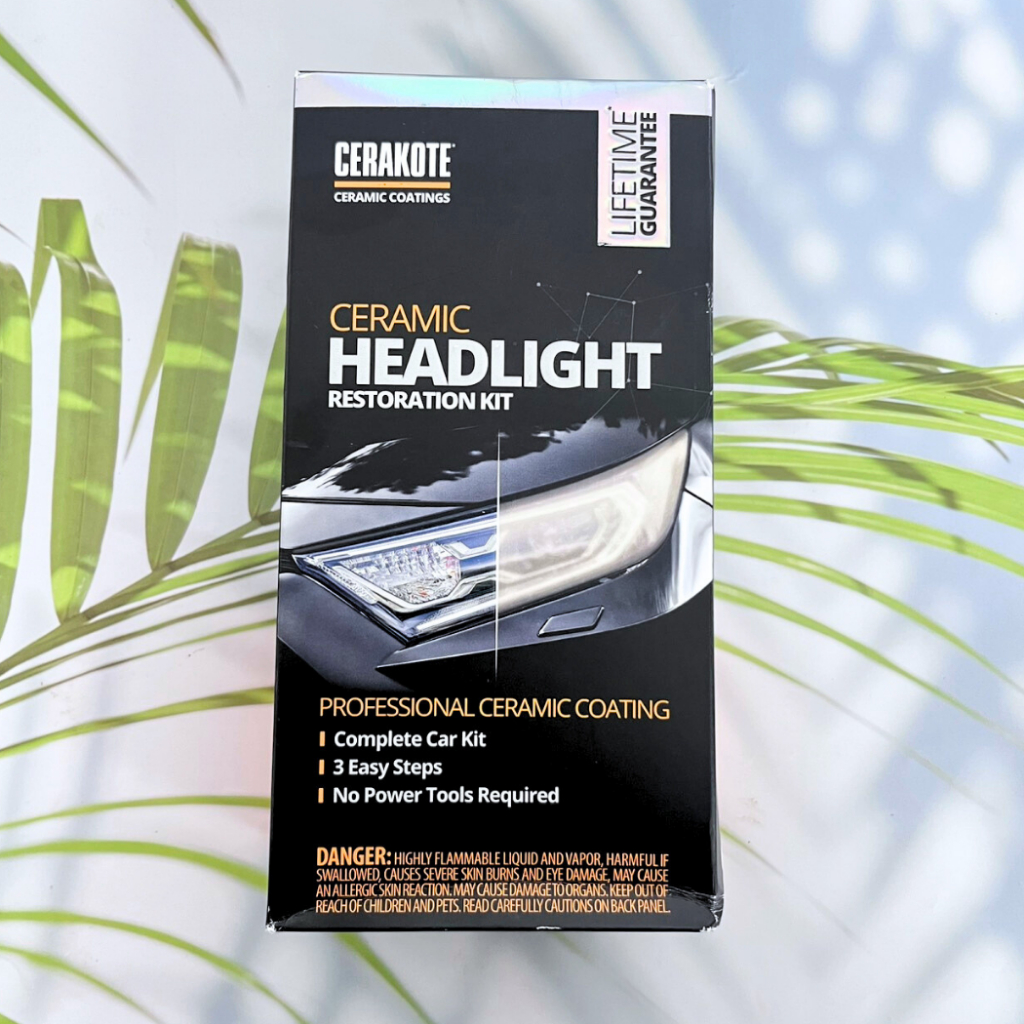 (CERAKOTE®) Ceramic Headlight Restoration Kit ชุดทำความสะอาด ไฟหน้ารถยนต์