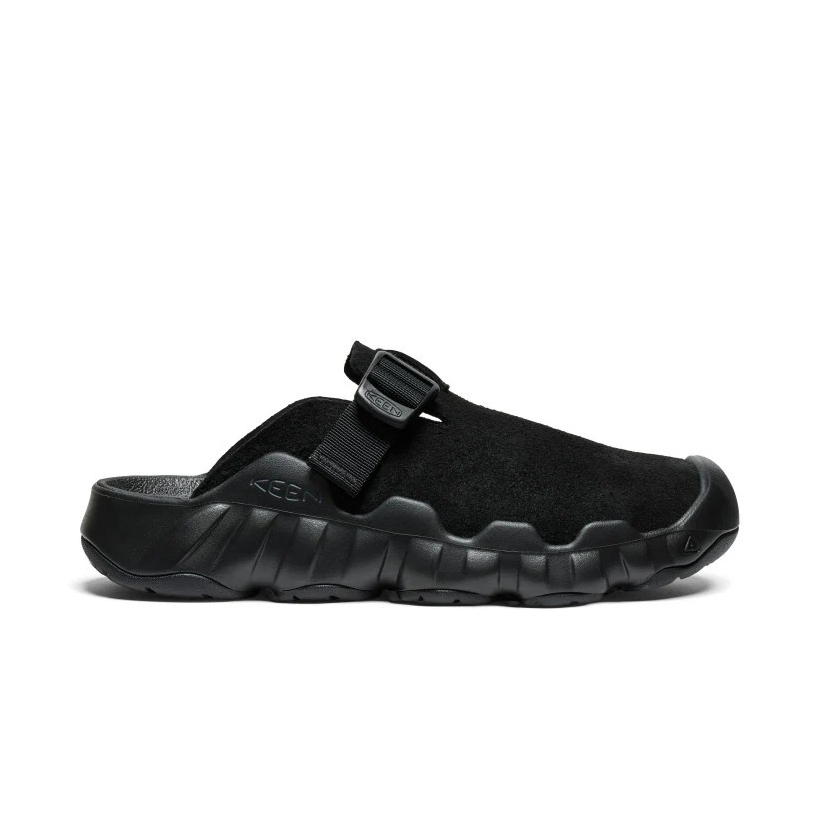 KEEN حذاء Hyperport Clog جلد — أسود — صورة 2