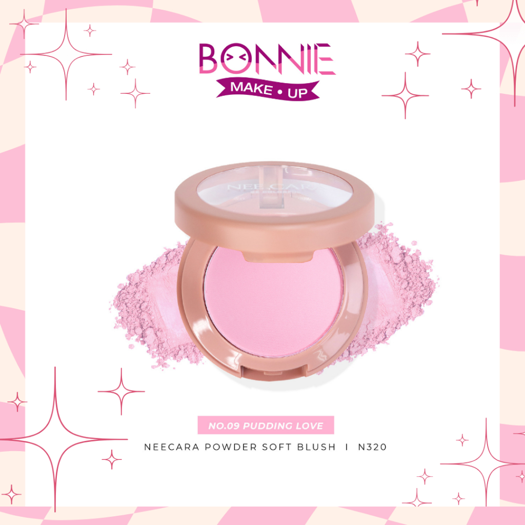 นีคาร่า N320 บลัชออน บรัชออน ที่ปัดแก้ม บลัชอออนปัดแก้ม ของแท้100% NEE CARA POWDER SOFT BLUSH