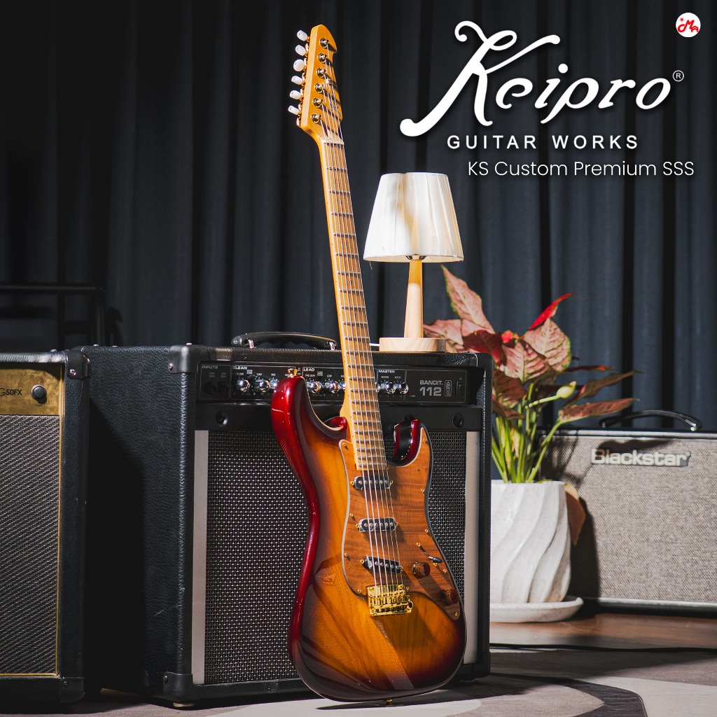 Keipro KS Custom Premium Ash กีต้าร์ไฟฟ้า Music Arms