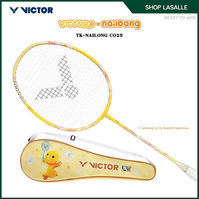 VICTOR COLLECTION NAILONG ไม้แบดมินตัน รุ่น TK-NAILONG แถม เอ็น VS-100 + ซองหนัง (โปรดอ่านรายละเอียด