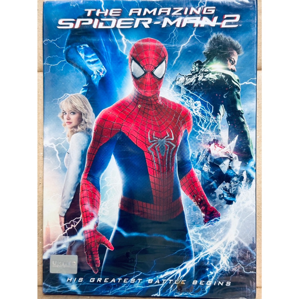 DVD ปกสวม : The Amazing Spider-Man 2 (2014) ดิ อเมซิ่งสไปเดอร์แมน 2 " Andrew Garfield, Emma Stone "