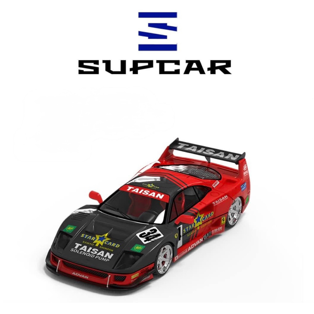 🔹Ferrari F40 SC64036 Scale 1:64 ยี่ห้อ Supcar