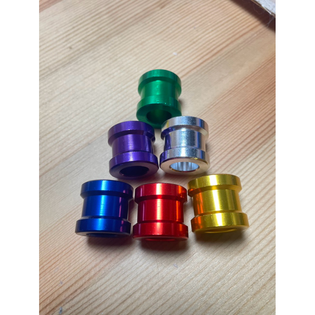 บูชล้อ แบบสั้น งานอลูมิเนียมสี