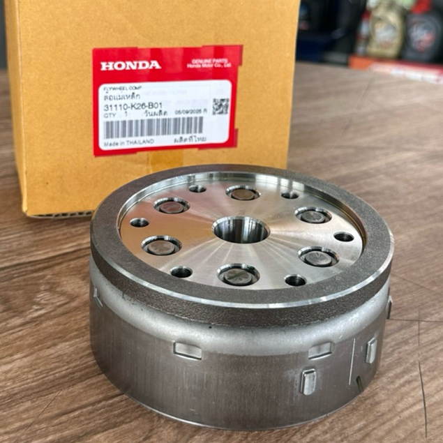 จานไฟS4 wave125iปลาวาฬ/msx รหัส: 31110-K26-B01 ล้อแม่เหล็ก แท้เบิกศูนย์Honda