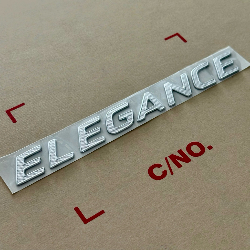 โลโก้ ELEGANCE MAZDA2 2009-2012 ขนาด 19x2cm