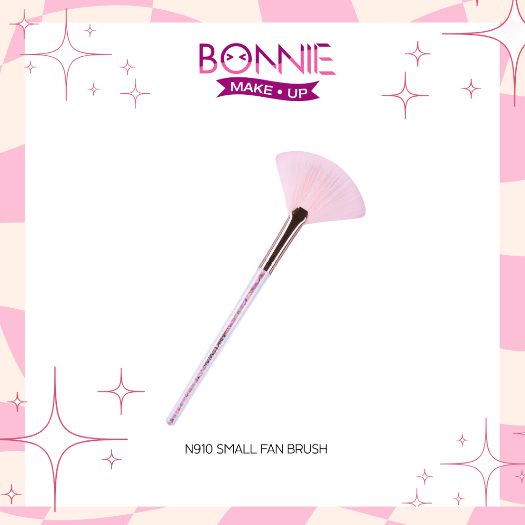 นีคาร่า N910 แปรงแต่งหน้า ปัดไฮไลท์ ทรงพัด ของแท้100% NEE CARA SMALL FAN BRUSH