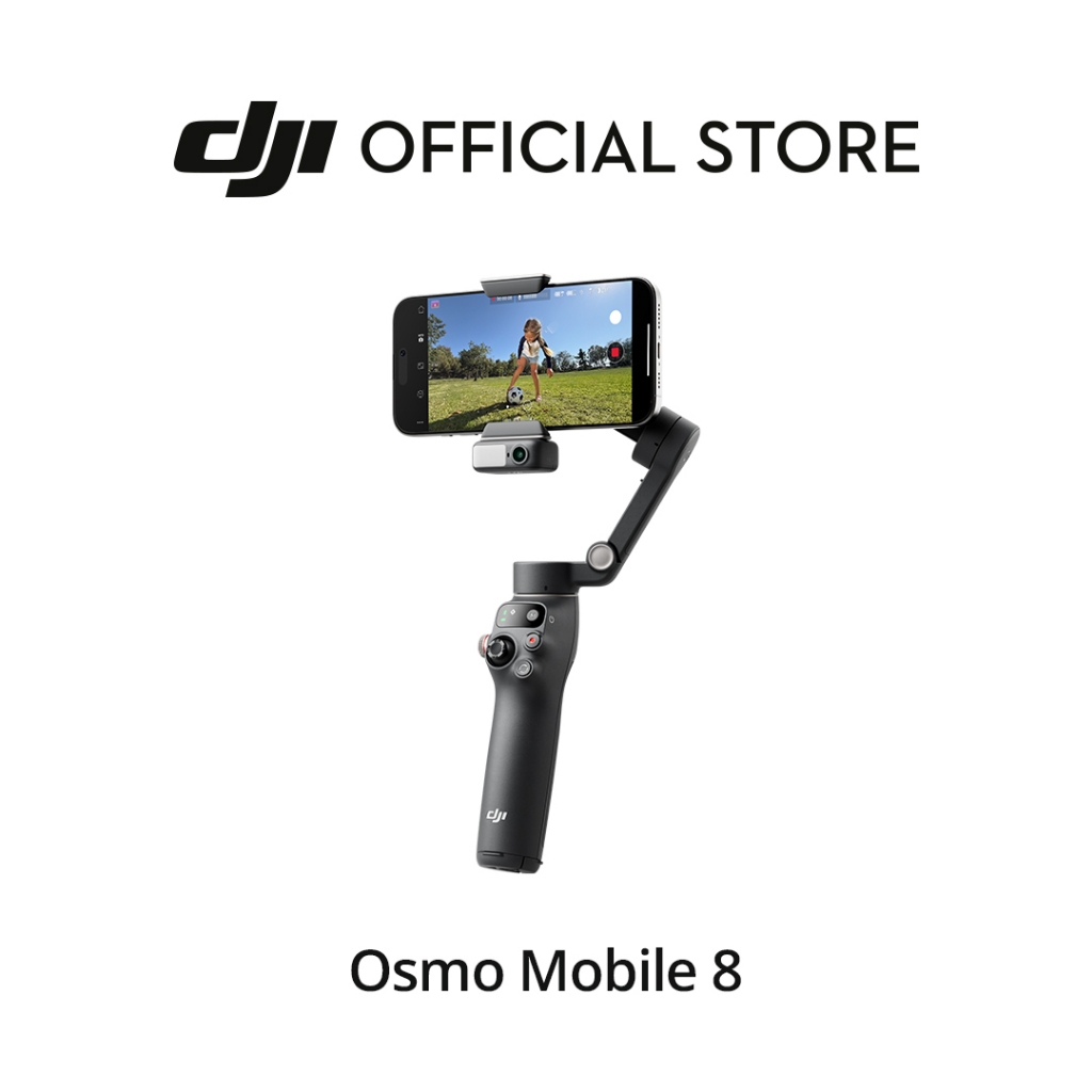 [สินค้าใหม่] DJI Osmo Mobile 8 - Smartphone Stabilizer | ไม้กันสั่น | หมุนกล้องได้รอบตัว 360° | ระบบกันสั่นเเบบ 3 เเกน