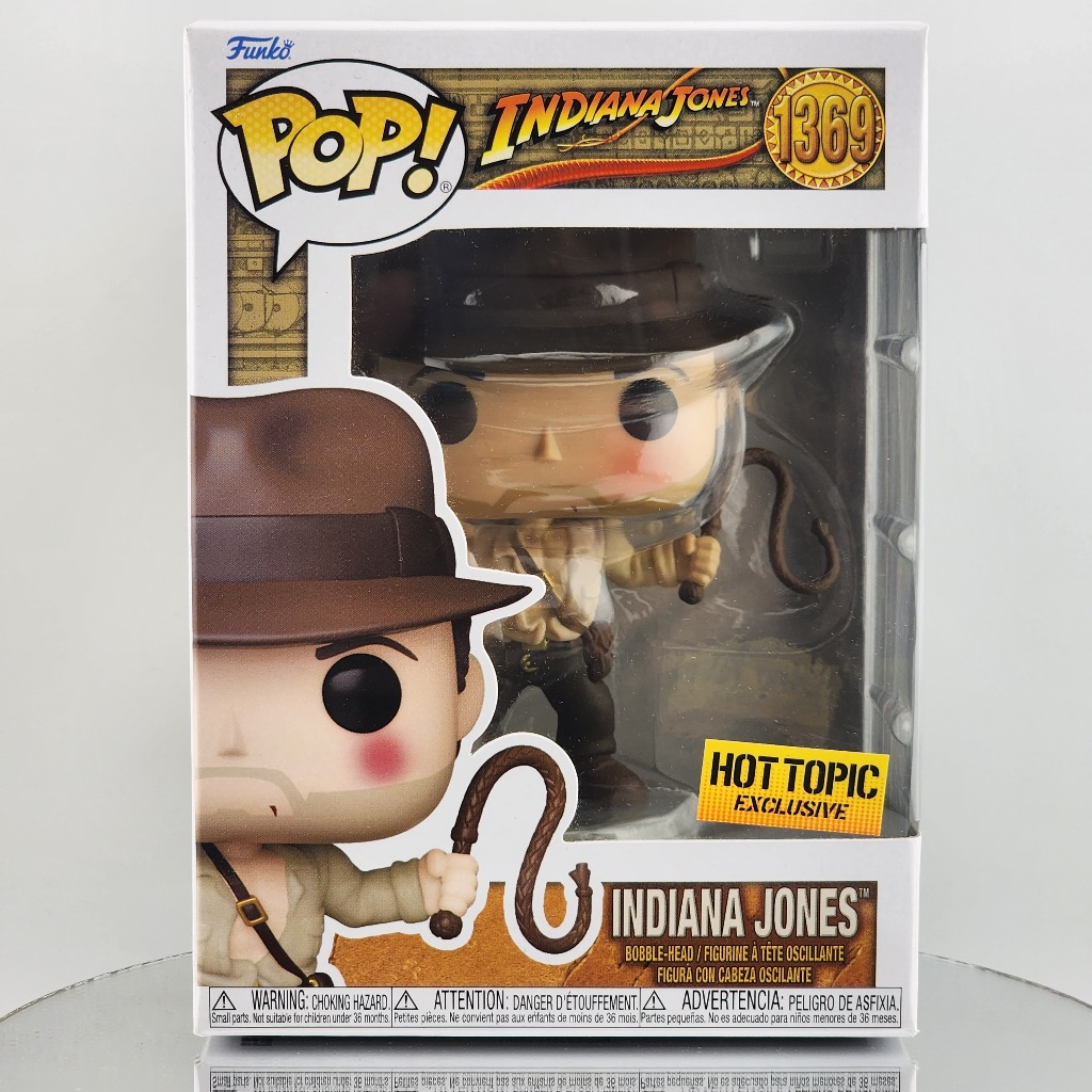 Funko Pop Indiana Jones and The Temple of Doom - Indiana Jones with Whip Hottopic 1369