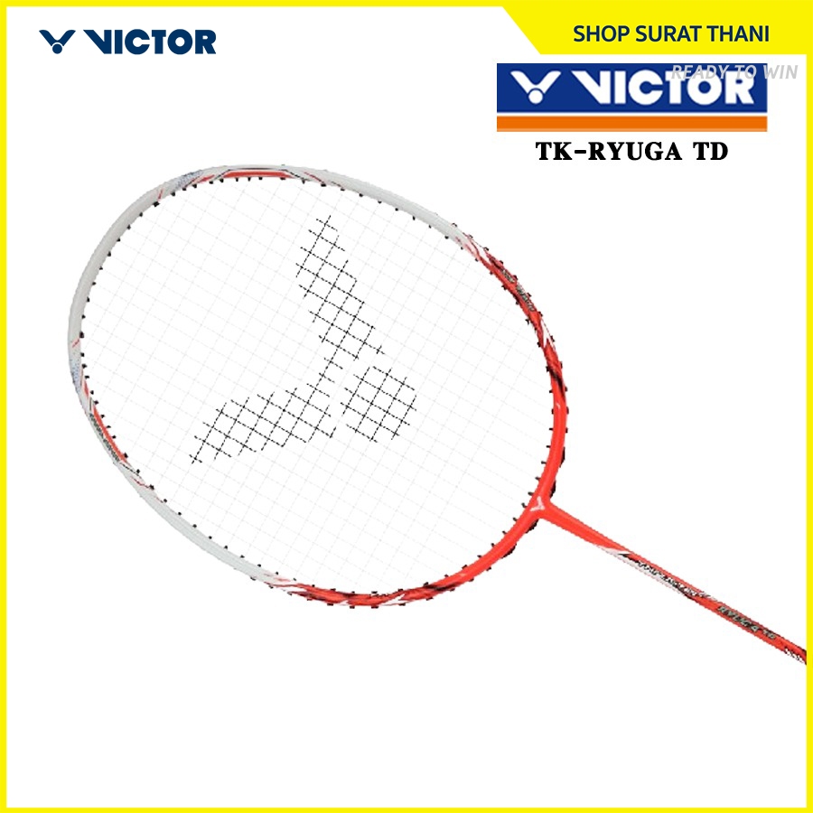 [ส่งด่วนวันนี้] VICTOR ไม้แบดมินตัน รุ่น TK-RYUGA TD แถม เอ็นVS-100 + ซองหนัง (โปรดอ่านรายละเอียดก่อนสั่ง)