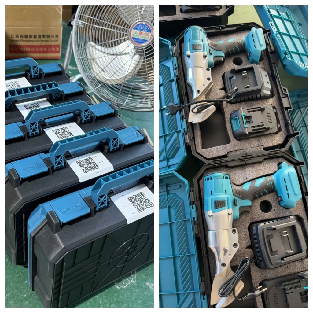 กรรไกรตัดแผ่นเหล็กไฟฟ้า หัวตัดอเนกประสงค์ เมทัลชีท สังกะสี ตัดพลาสติก - รูปที่ 6