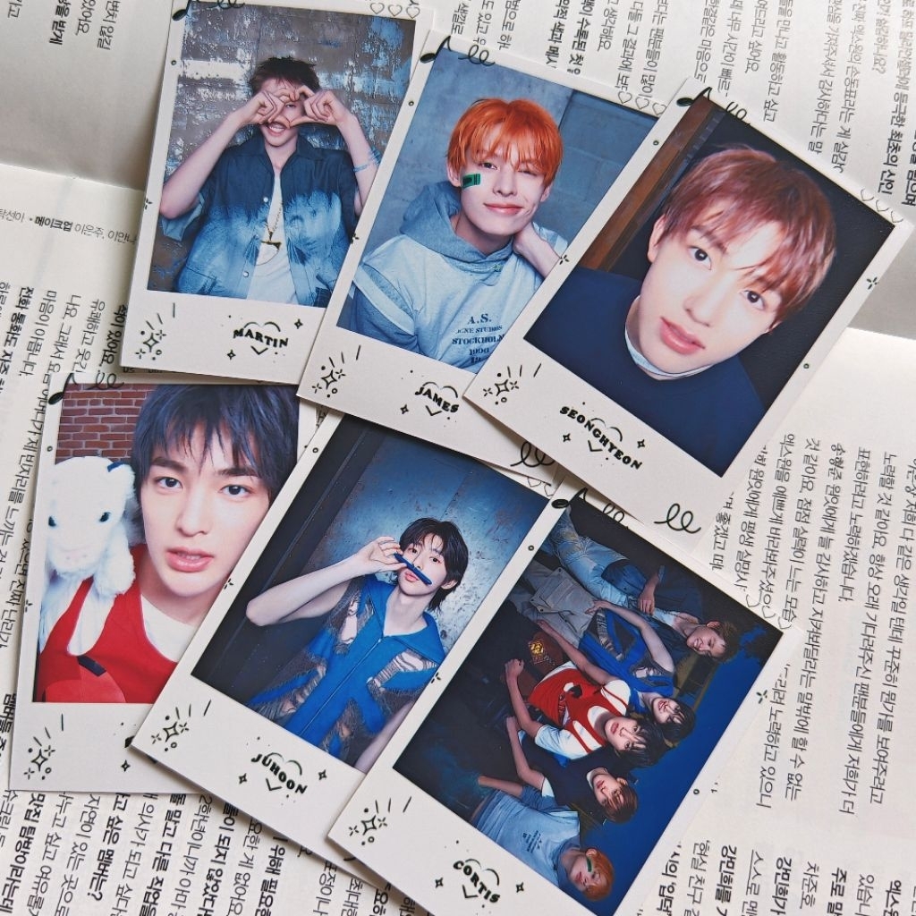 รูป CORTIS เซตรูป 2x3 นิ้ว 6 ใบ