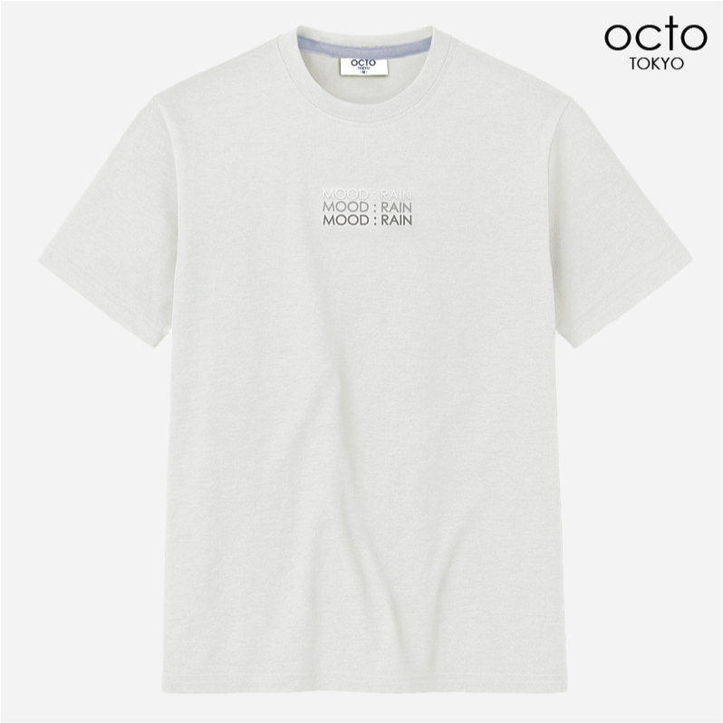 เสื้อยืด octoTOKYO ลาย Rain | คอกลม แขนสั้น ผ้า Cotton 100% ใส่สบาย ราคา ถูกที่สุด ดีลบีเคเค แกลเลอรีภาพที่ 6