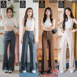 Archi_SP007 กางเกงขาม้าเอวสูง ผ้ายืดพรีเมียม ใส่แล้วดูขายาว หุ่นเพรียว เรียบหรูทุกลุค – SudPung