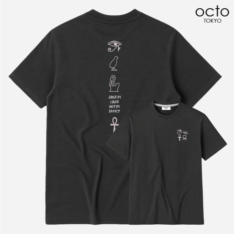 เสื้อยืด octoTOKYO ลาย Runes | คอกลม แขนสั้น ผ้า Cotton 100% ใส่สบาย