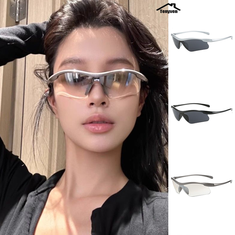 COD-⚡ขี่จักรยานแว่นตา UV400 จักรยานเสือภูเขาแว่นตากันแดด Unisex  จักรยานขี่จักรยานแว่นตา Shades