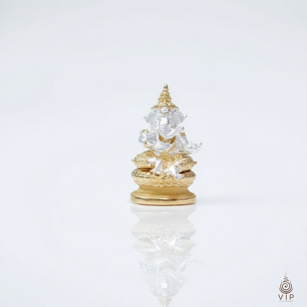 (แท้100% ส่งไว) 🐘🔔 กริ่งพระพิฆเนศสุขนิรันดร์  | ✨ Ganesh Eternal Bliss Bell Amulet  | 象头神吉祥钟佛牌 🙏