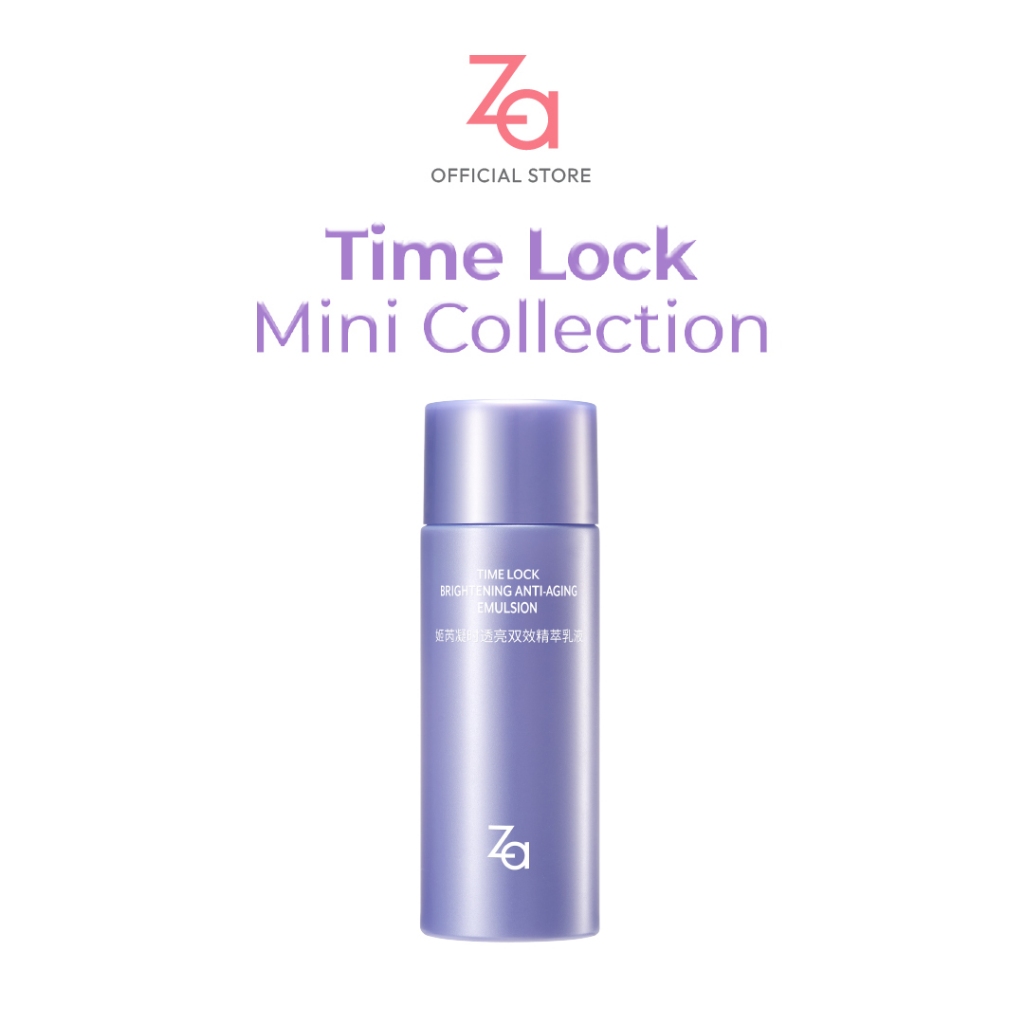 ZA อิมัลชั่นเสริมเกราะป้องกันผิว Time Lock Brightening Anti-Aging Emulsion (30Ml.) ชุ่มชื้นยาวนาน