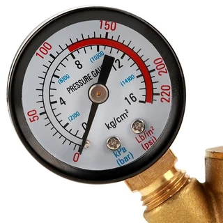 วาล์วลดแรงดันน้ำ พร้อมเกย์แรงดัน pressure reducing valve 1/2-1นิ้ว ปรับแรงดันได้ เครื่องกรองน้ำ วาล์วแรงดันคงที่ รีดิวซิ