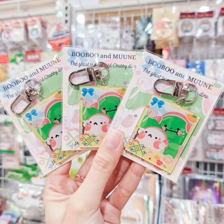 ✨มีลายใหม่✨Keychain พวงกุญแจ ต้าวผีบู๋วและบั๊บ BooBoo & Bubble สุดน่ารัก พวงกุญแจผีจิ๋ว👻 [JAISAYY]