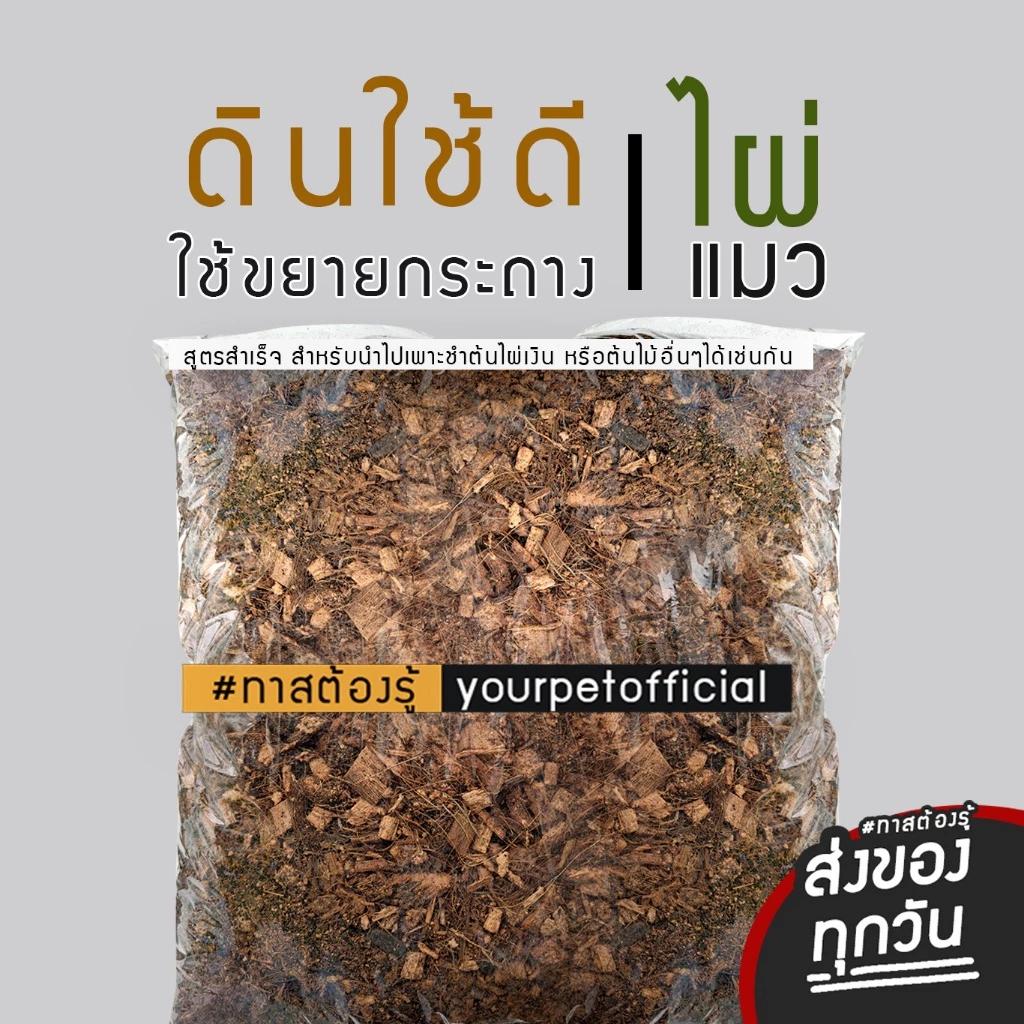 ดินขยายกระถาง สำหรับ ไผ่แมว และต้นไม้ ถุงใหญ่