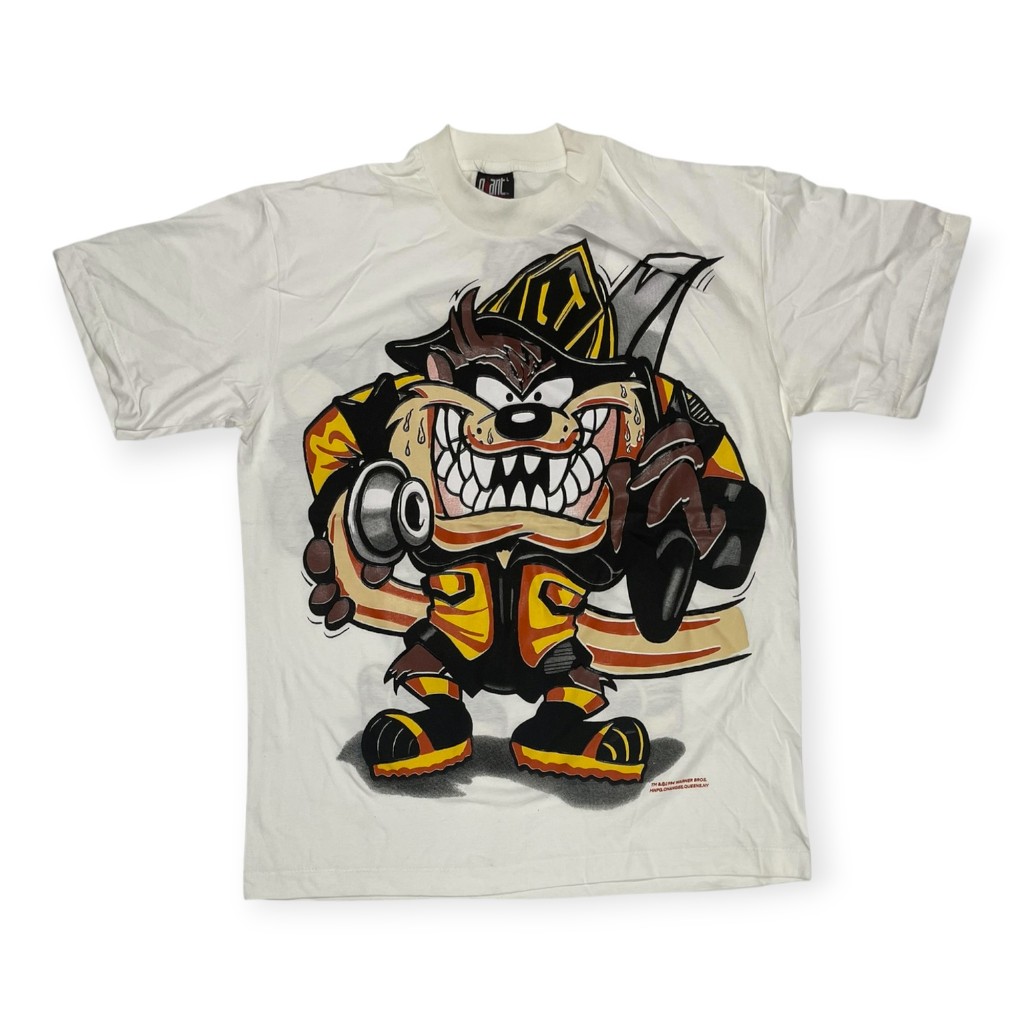 เสื้อ Taz Mania "Fire Dept." Vintage 90s Style