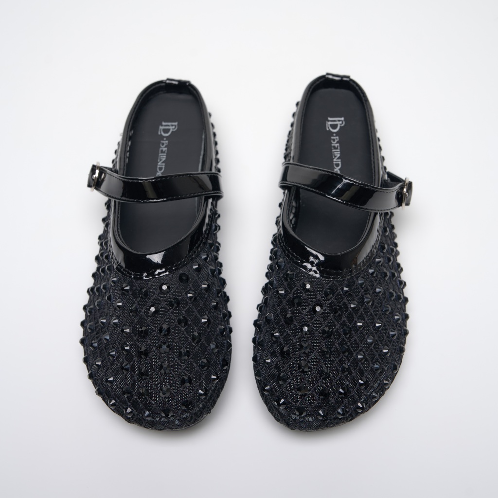 รองเท้า Mary Jane ผ้าตาข่าย ส้นแบน รุ่น b3-900 / b3-901